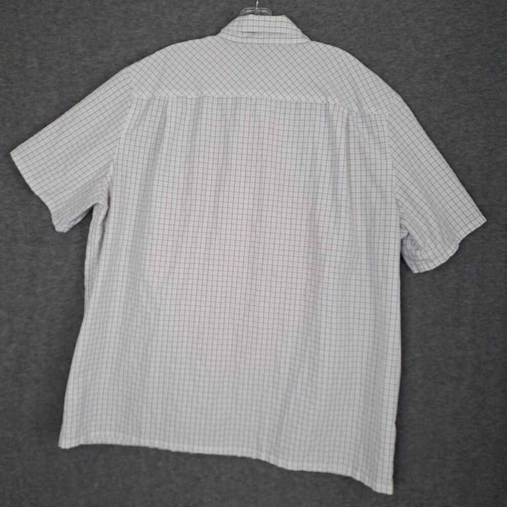 5.11 Tactical Series Mens XL Short Sleeve Snap Shirt Windowpane Zip Pocket - Picture 3 of 11
